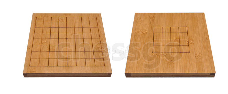 กระดานหมากล้อมไม้ไผ่ 9 เส้น