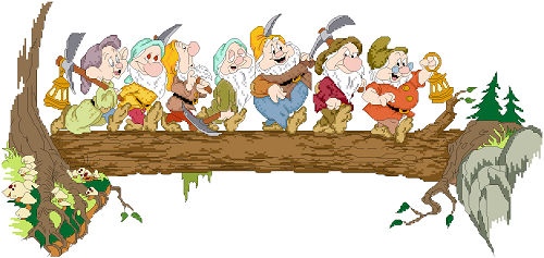 Seven Dwarfs (ไม่พิมพ์ลาย)