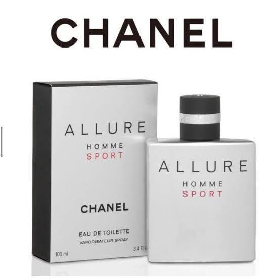 Chanel Allure Homme Sport For Men Eau de Toilette 100ml. ของแท้ (1กล่อง)