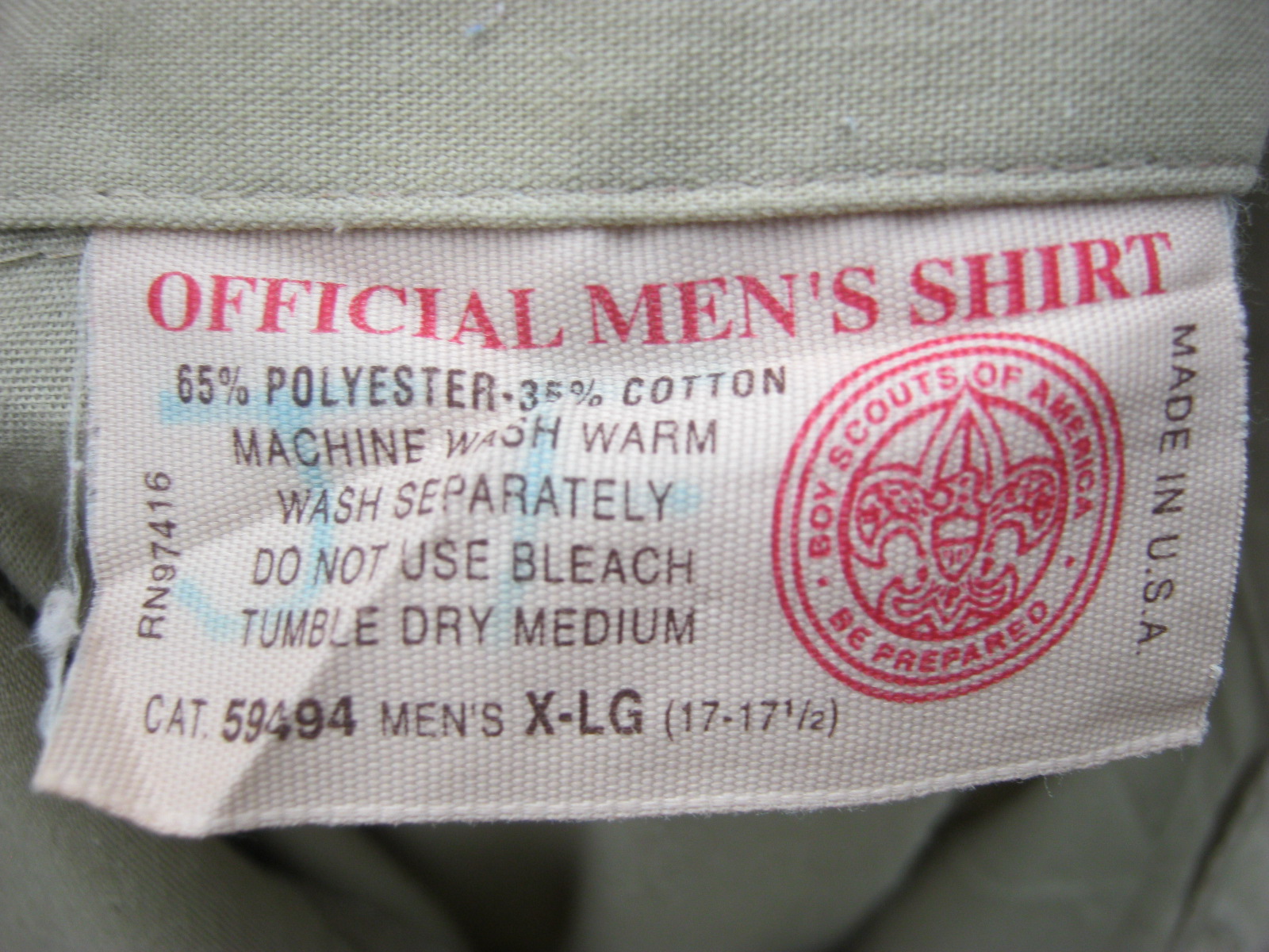 ขายแล้ว เสื้อลูกเสืออเมริกา พร้อมอาร์ม