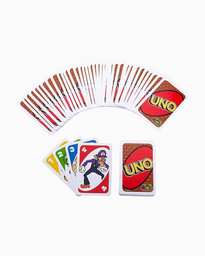 UNO Super Mario Card Game (Mattel) การ์ดอูโน่ซุปเปอร์มาริโอ ลิขสิทธิ์แท้ #DRD00