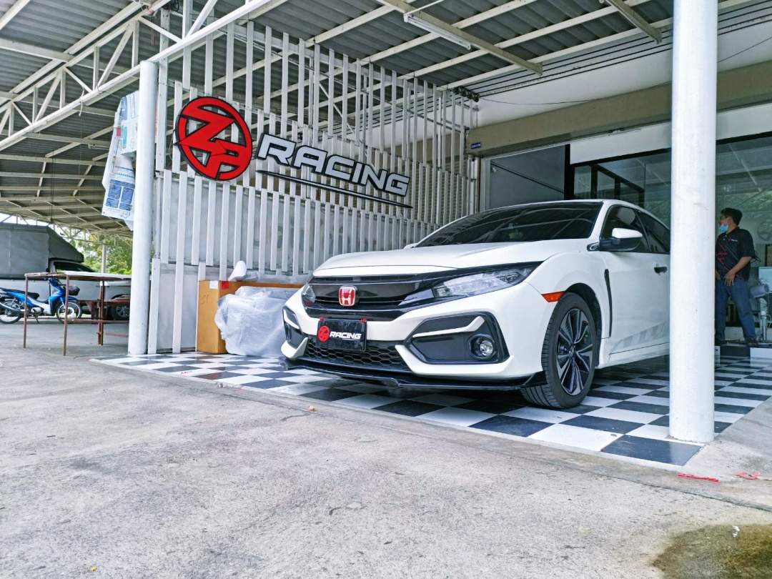 ลิ้นหน้า ลิ้นกันชนหน้า ลิ้นต่อกันชน CIVIC Hatchback CIVICFK V.1