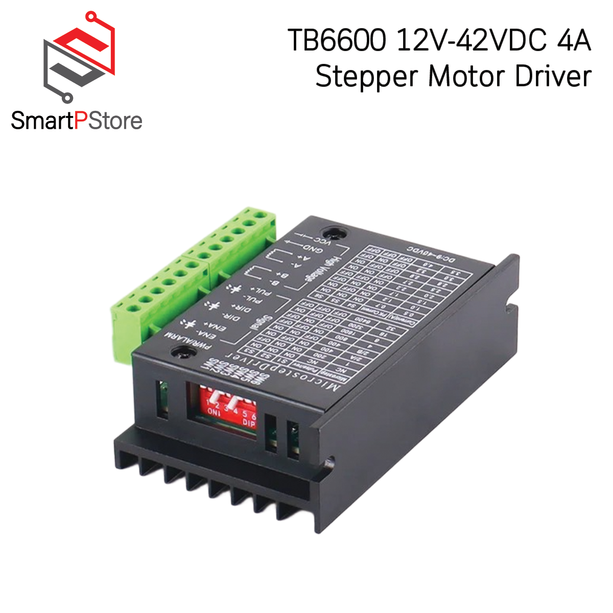 TB6600 โมดูลขับ สเต็ปปิ้งมอเตอร์ stepper motor driver 12V-42VDC 4A