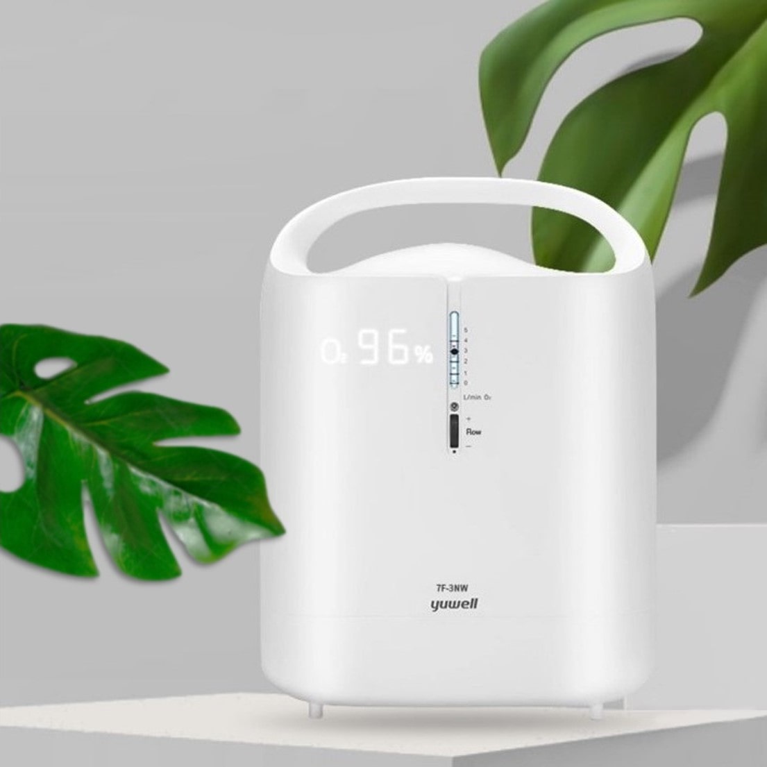 เครื่องผลิตออกซิเจน ขนาด 3 ลิตร Yuwell รุ่น 7F-3NW ประกันศูนย์ไทย 3 ปี