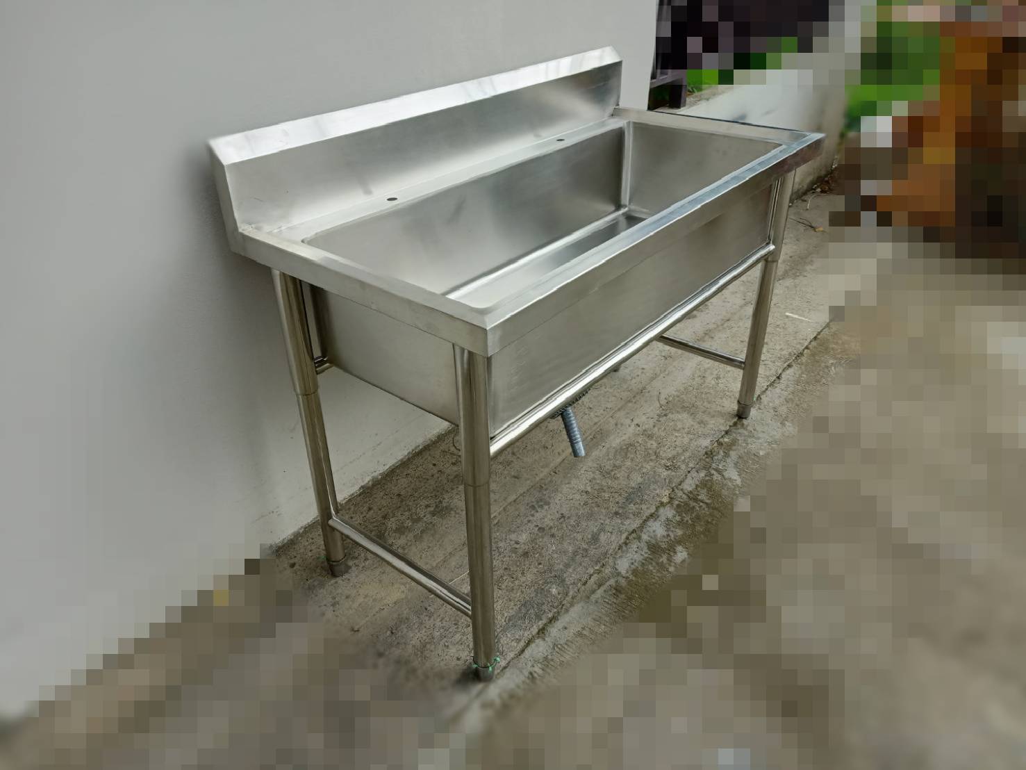 ซิงค์ล้างจานสแตนเลส 1 หลุมใหญ่150CM รุ่น： SWSY-156080