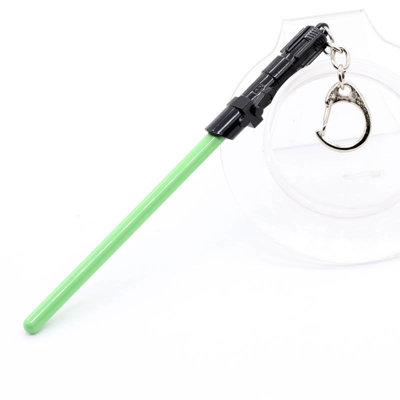 พวงกุญแจ Lightsaber สีเขียว - Star Wars Keychain