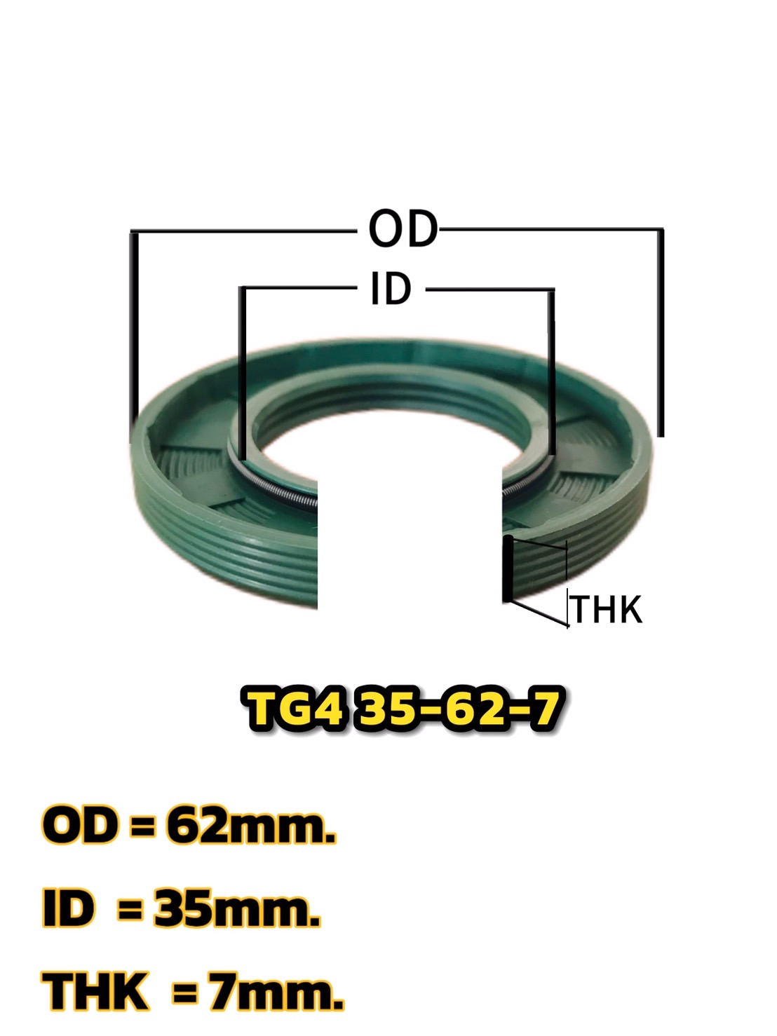 ซีลออย 35*62*7 (C.T.Y Oil Seal) #35627