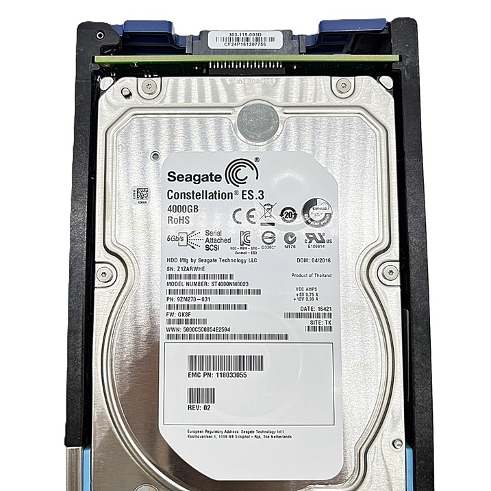 EMC 005050971 [TorCompTH Thailand ขาย จำหน่าย ราคา] EMC 4TB 7.2K SAS 512 15 TAA 3.5in HDD for DataDomain