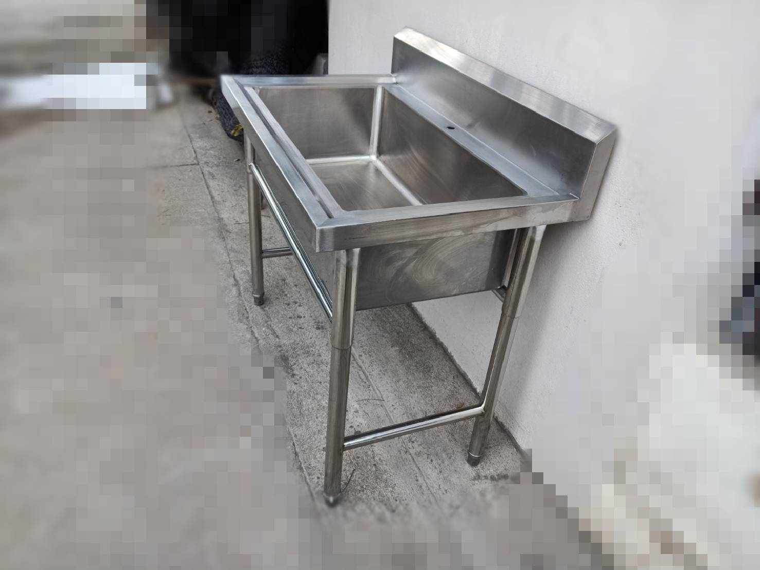 ซิงค์ล้างจานสแตนเลส 1 หลุมใหญ่100CM รุ่น： SWST-106080