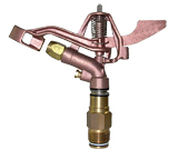 AZ-B IMPACT Brass Sprinkler, Full Circle อิมแพคสปริงเกลอร์ ทองเหลือง หมุนรอบตัว