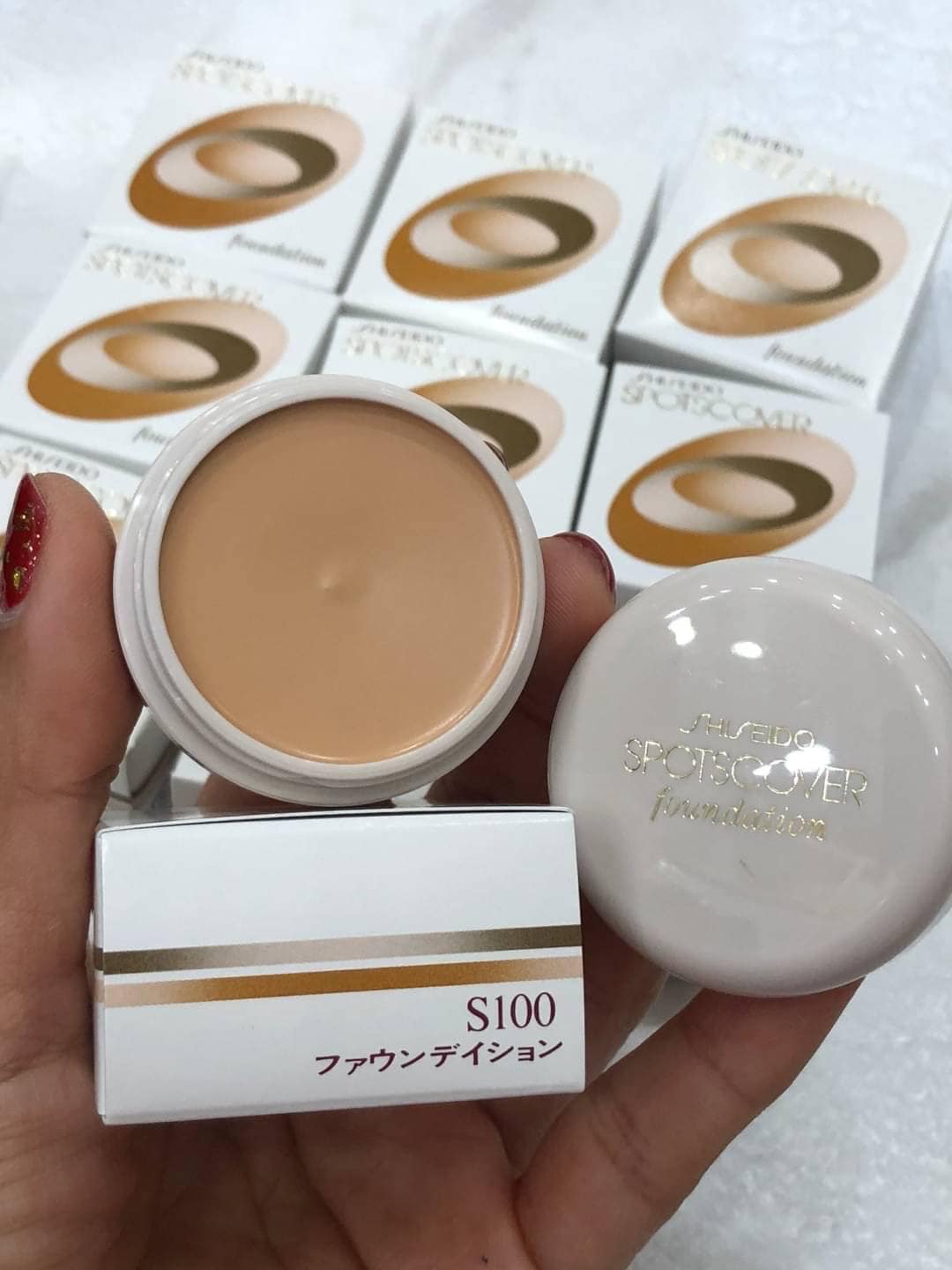 รองพื้น Shiseido Spots Cover Foundation 20g. ของแท้