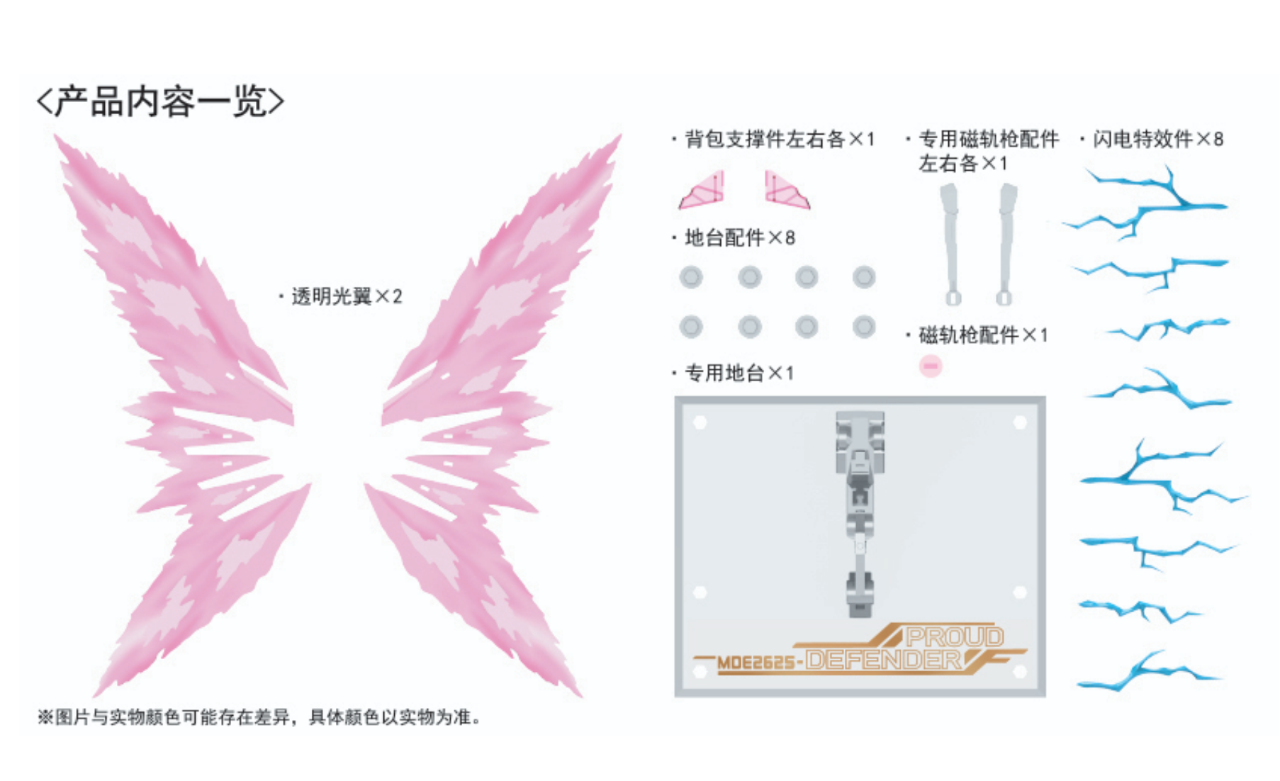 พร้อมส่ง DDB CORGI WINGS OF LIGHT FOR HG MIGHTY STRIKE FREEDOM ประกอบ หุ่นยนต์ โมเดล กันดั้ม กันพลา ของเล่น Metoy