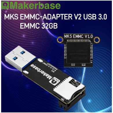 MKS 32gb EMMC module (requires Makerbase MKS EMMC-ADAPTER for programing)