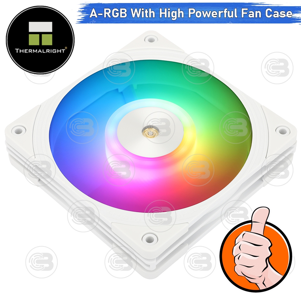 [CoolBlasterThai] Thermalright TL-B12W-S A-RGB Static Pressure Fan Case (size 120 mm.) ประกัน 3 ปี