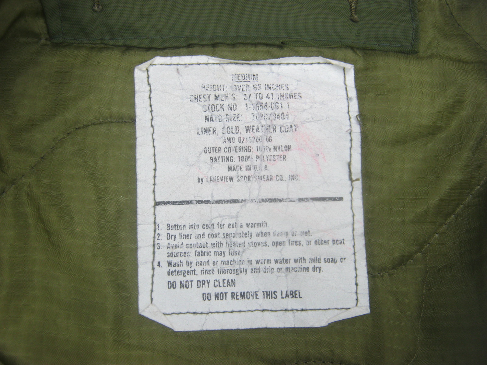 เสื้อซับใน M65