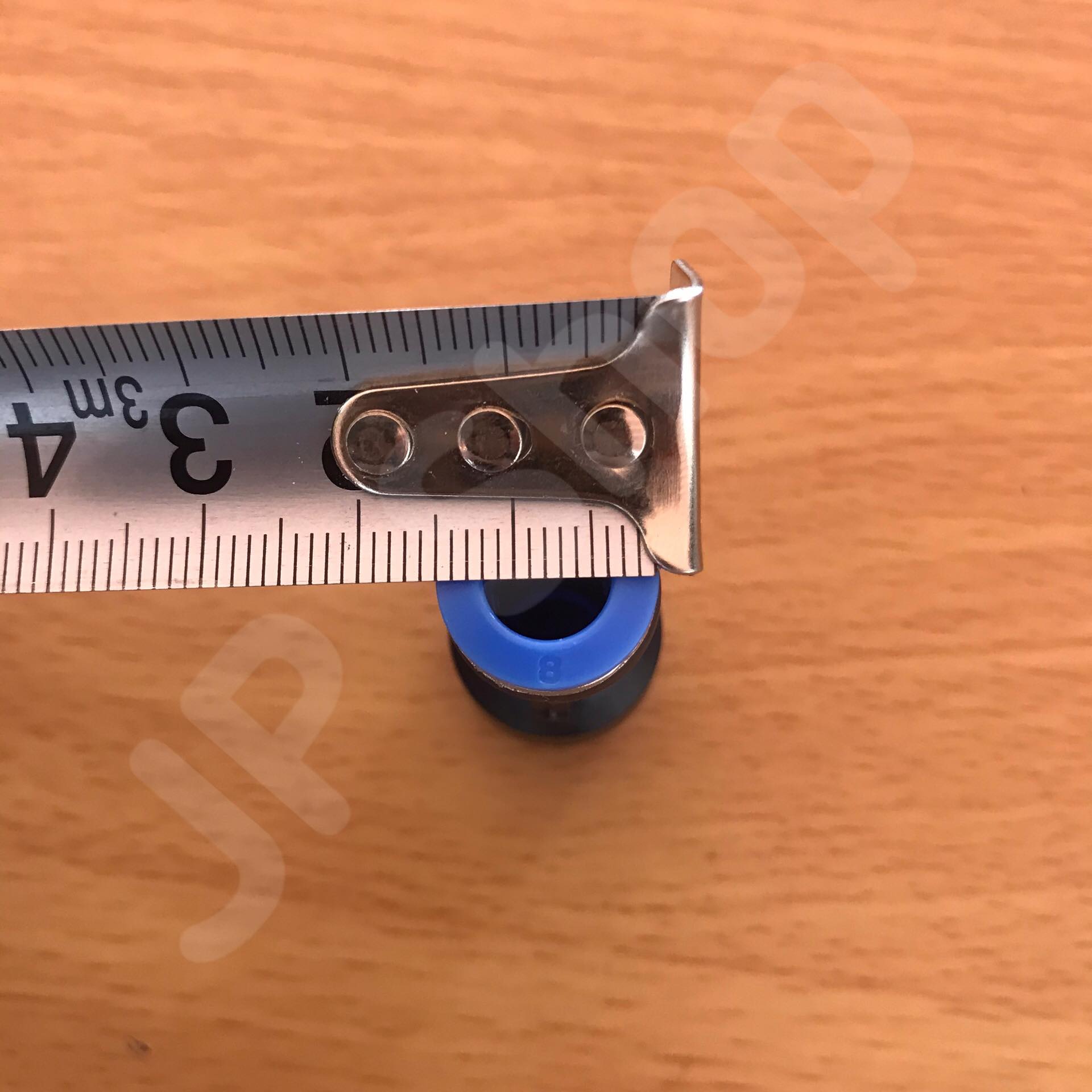 ข้อต่อลม PG 10-8 มม.-ต่อตรง ฟิตติ้งสายลม 10 ลด 8 มม #10800