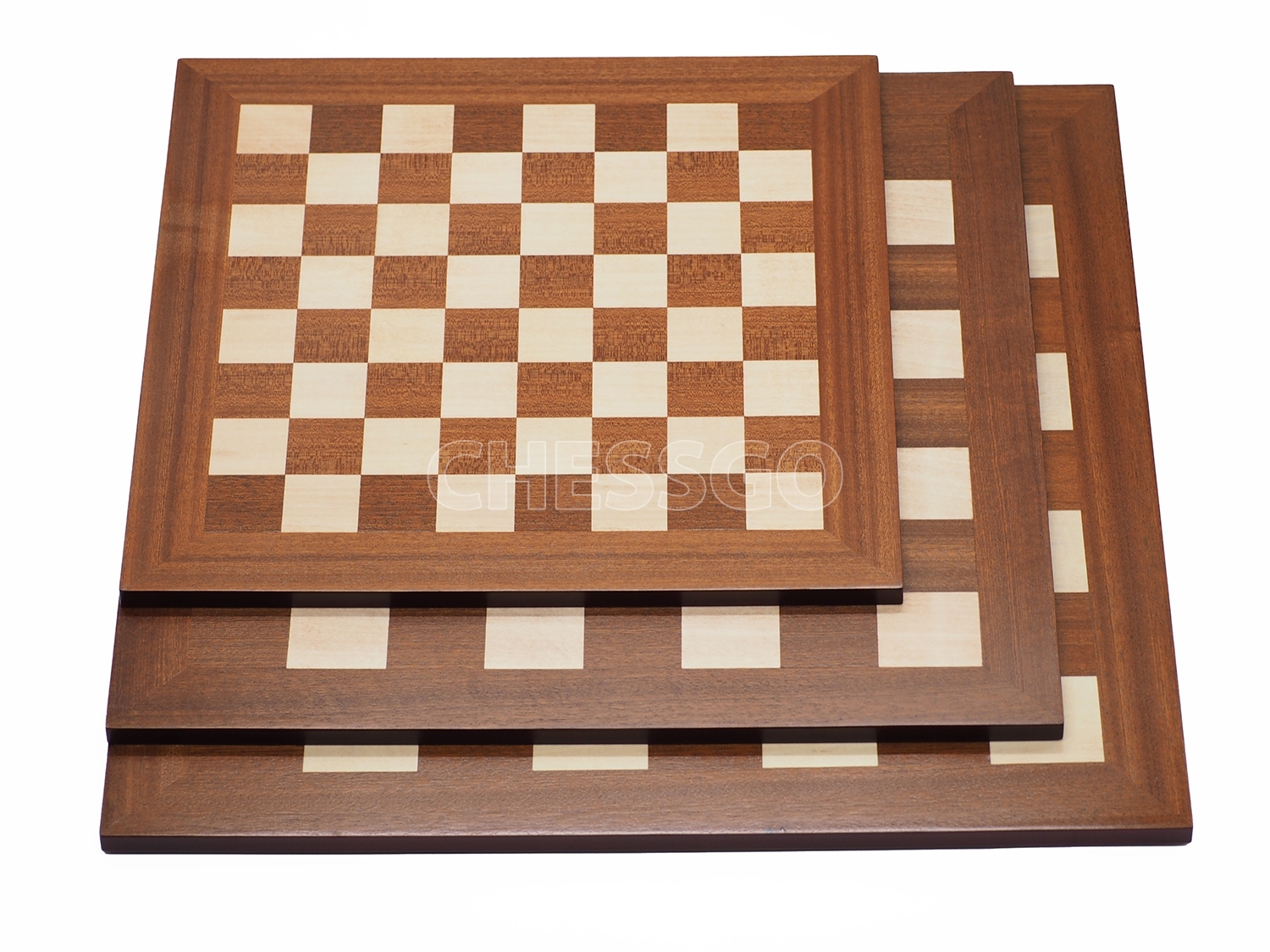 Sapele & Maple Wooden Chess Board กระดานหมากรุกสากลไม้Sapele