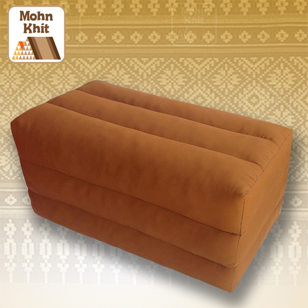 หมอนขิดเก้าลูกใหญ่จัมโบ้ 40x60x40 Cm // Jombo Khit Pillow large 9 rows kapok 100%Traditional Floor Cushions.