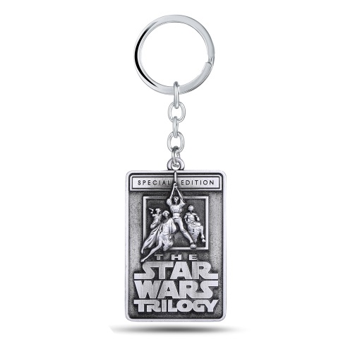 พวงกุญแจ โลหะ Star Wars Original Trilogy สีเงิน - Star Wars Keychain