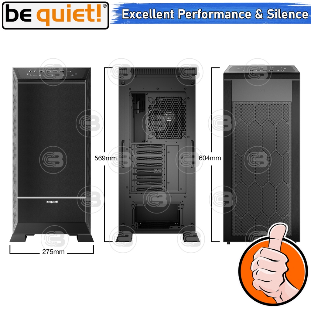 [CoolBlasterThai] Be Quiet DARK BASE PRO 901 Black PC Case (BGW50) ประกัน 3 ปี