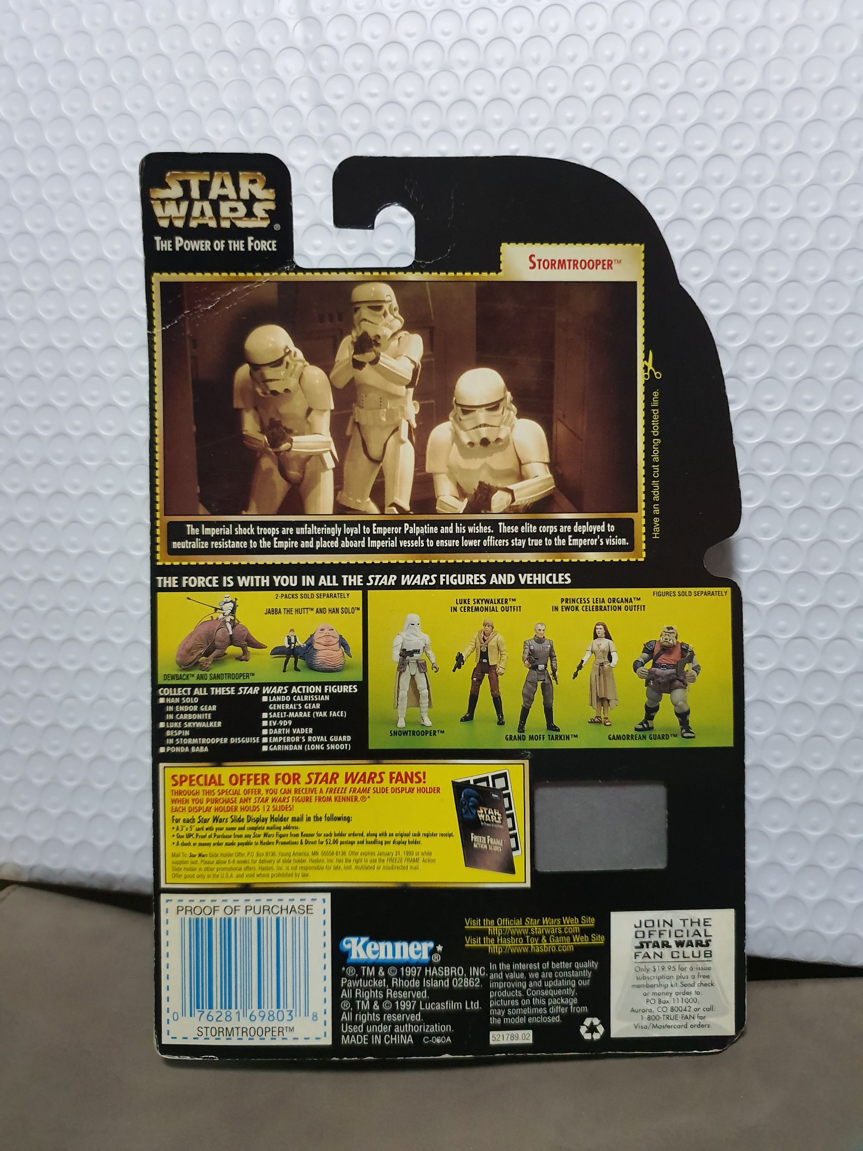 Stormtrooper with Action Slide - Star Wars Hasbro (1997 Toys)