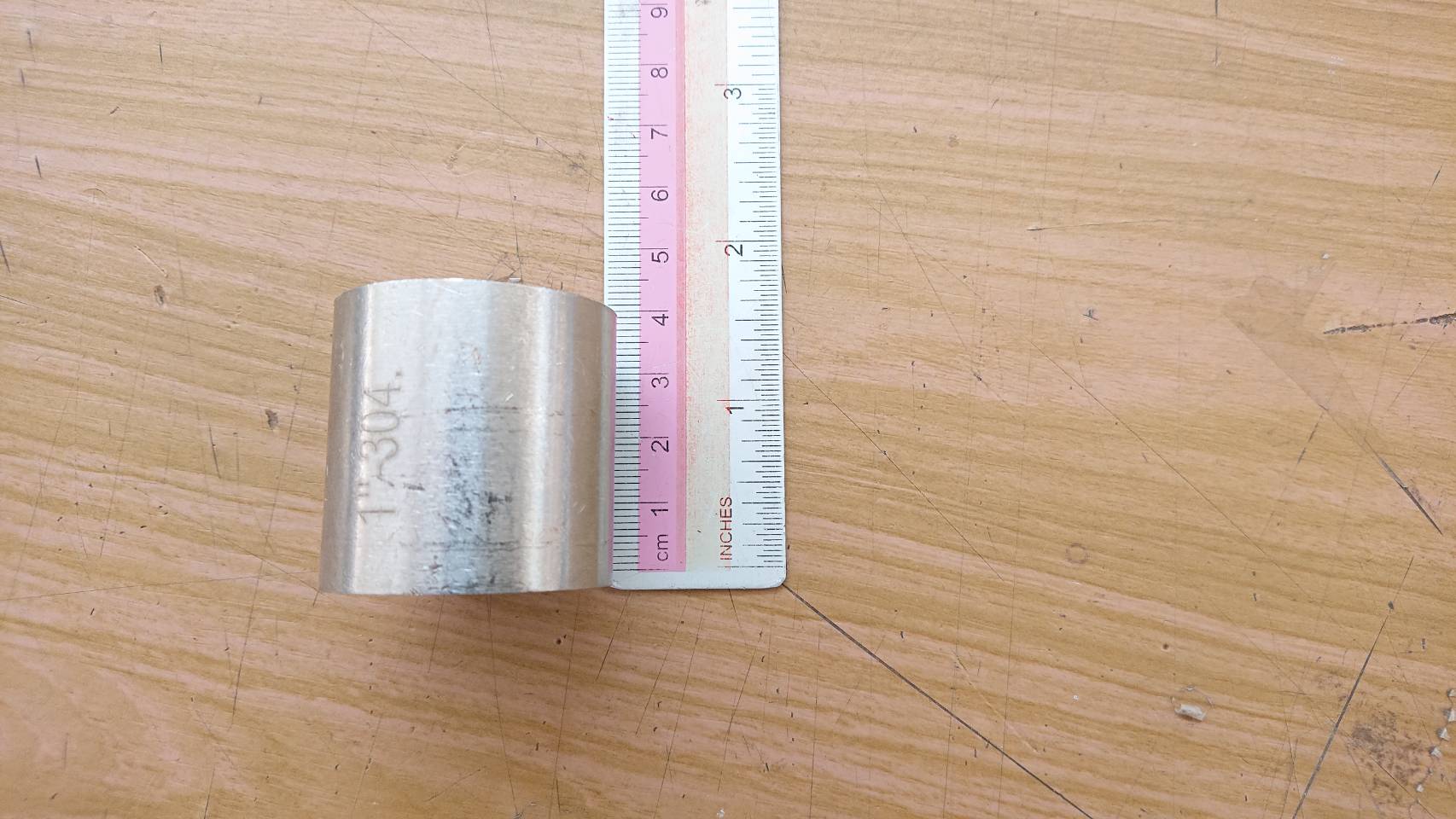 ข้อต่อตรงสแตนเลส304 เกลียวใน NPT ขนาด 1 นิ้ว #6004128