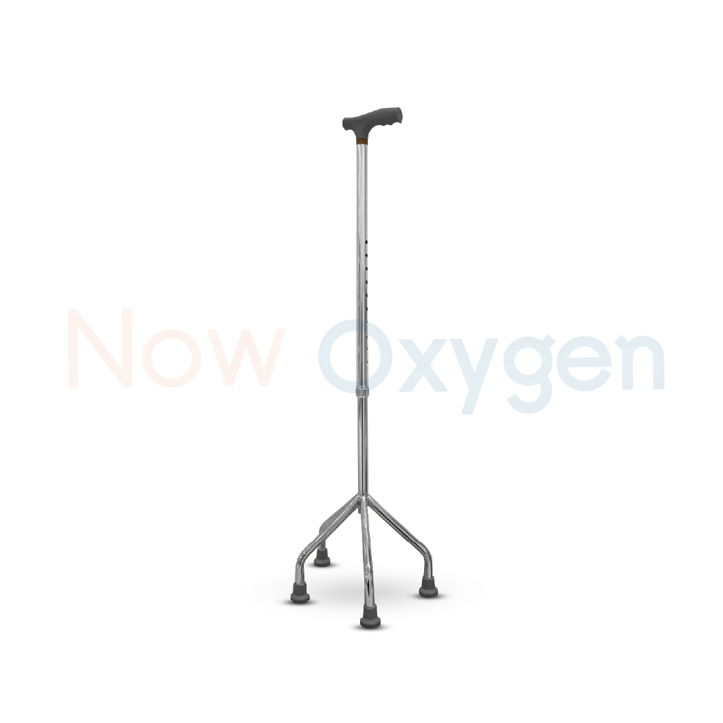 ไม้เท้าอลูมิเนียม 4 ขา (แบบหัวค้อน Four Point Cane)