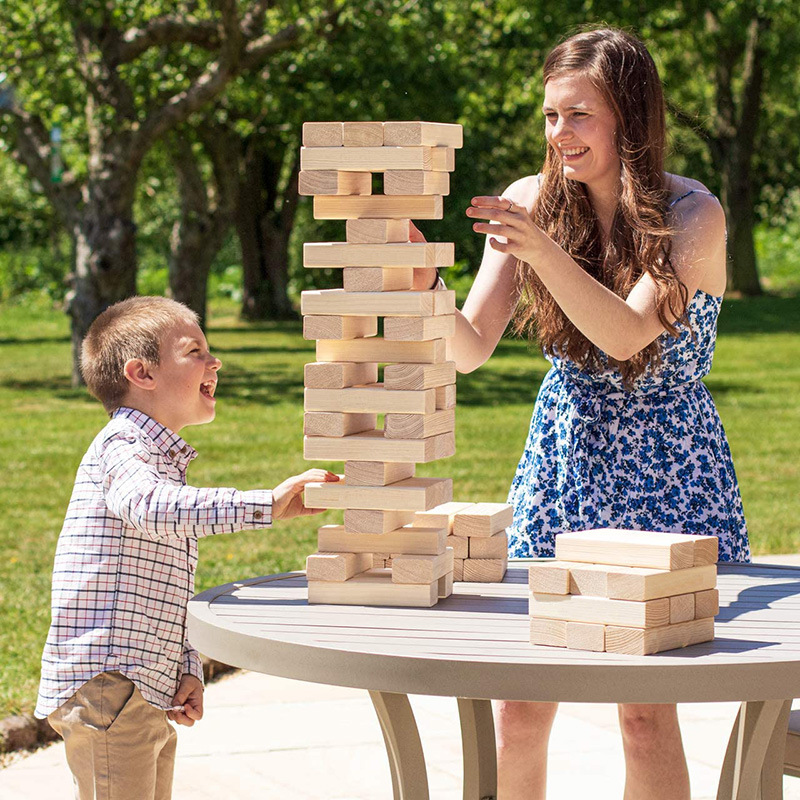 เกมตึกถล่มยักษ์ Giant Jenga Wooden Block