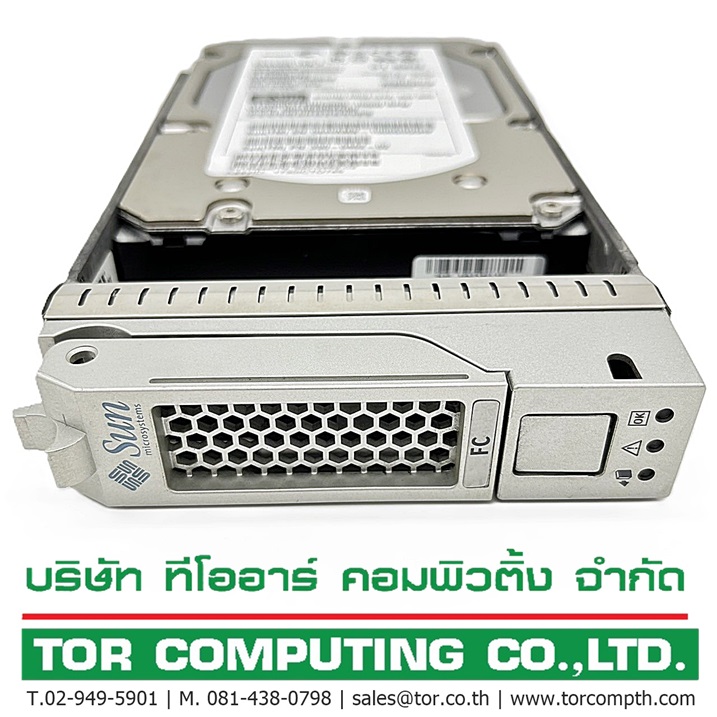 SUN XTC-FC1CF-300G15KZ 540-7156-01 [TorCompTH Thailand ขาย จำหน่าย ราคา] Sun 300GB 15K FC-AL Disk Assembly with tray for Sun ST6140