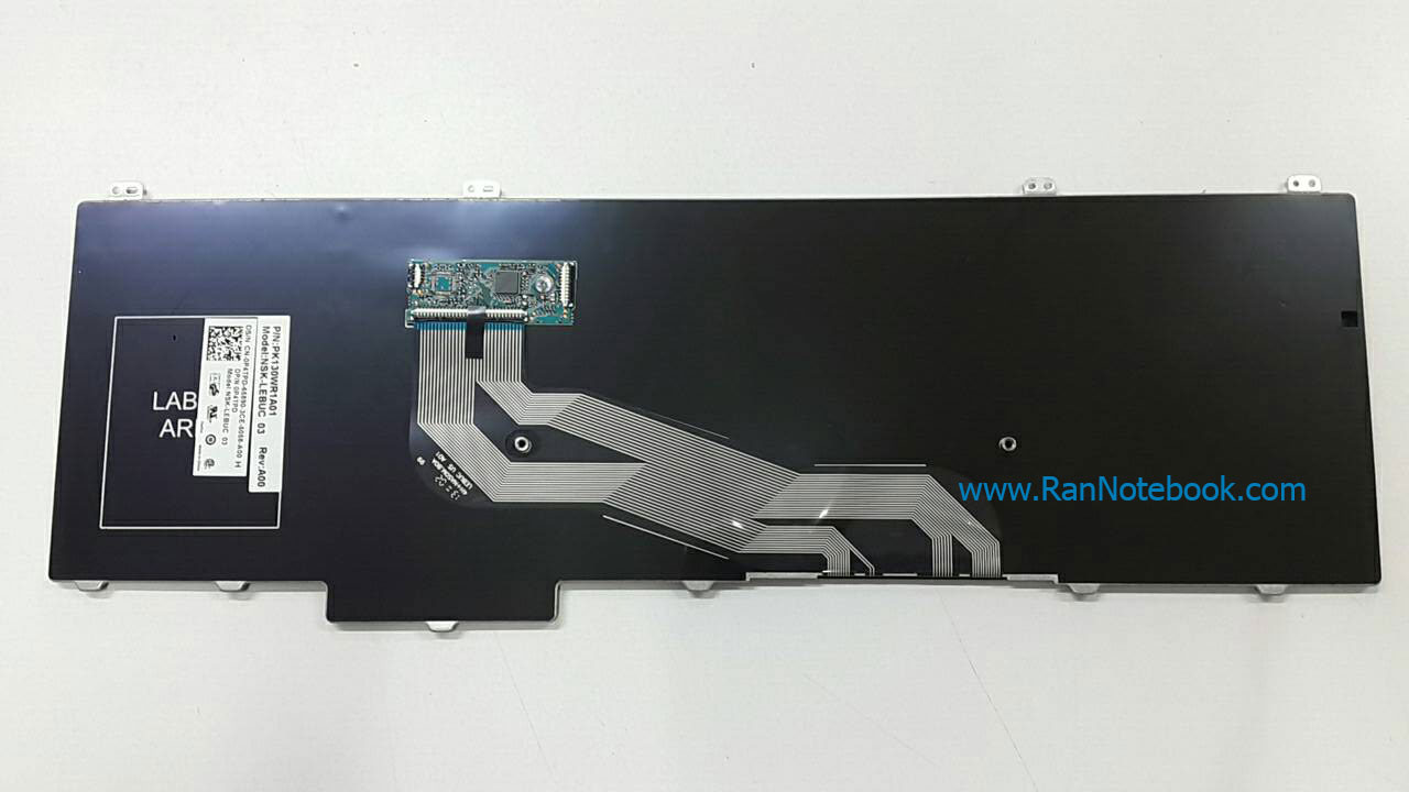 Keyboard Dell Latitude E5540, แป้นพิมพ์ Thai/Eng Dell Latitude P4TPD ของแท้รับประกันศูนย์ Dell Thailand On-site Service