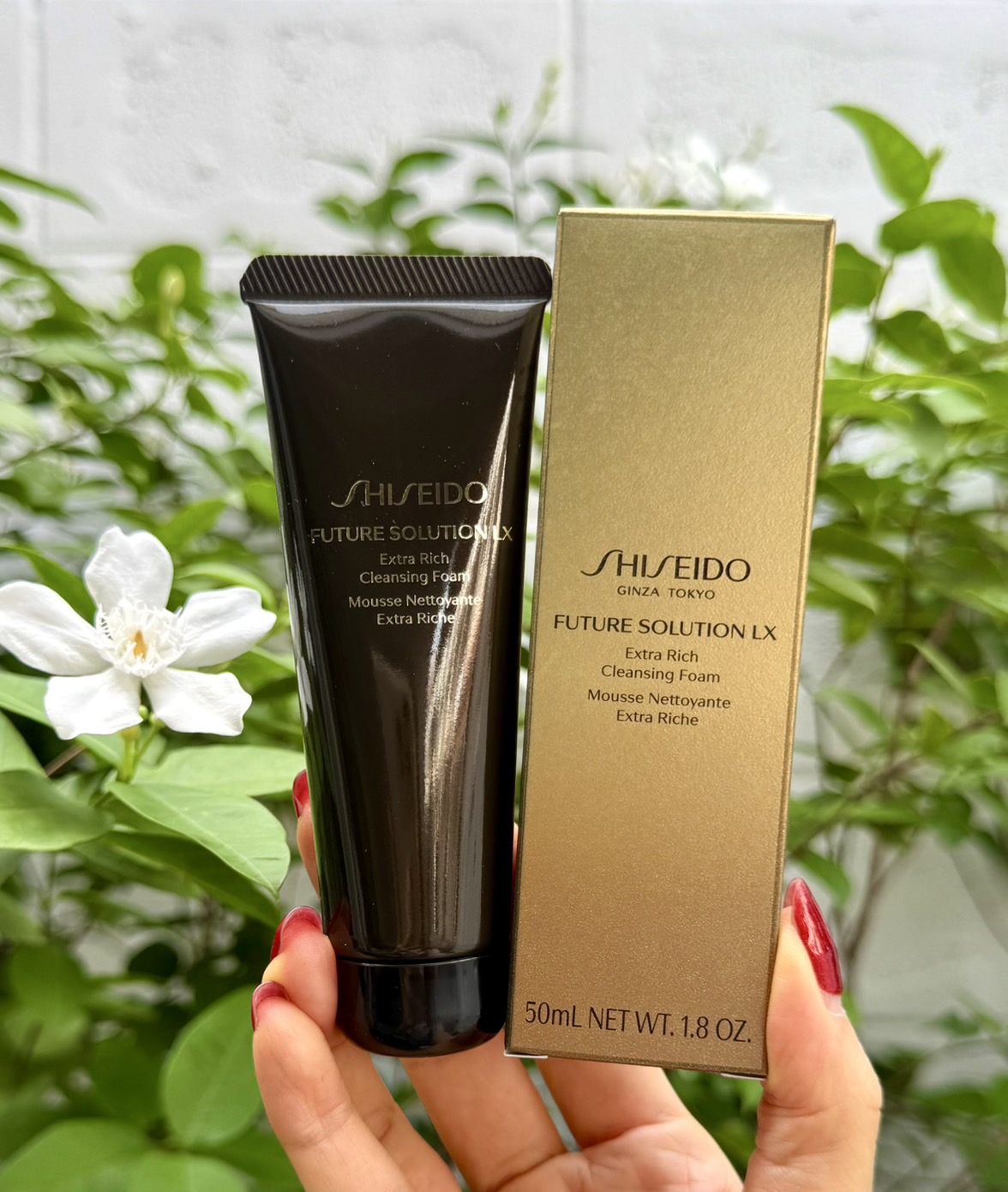 Shiseido Future Solution LX Extra Rich Cleansing Foam 50ml. ของแท้ (1หลอด)
