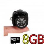 กล้องจิ๋วขนาดเท่าเหรียญ 5 HD Video Y3000 New ฟรี พร้อมใช้งาน เมมโมรี่ 8G จัดส่ง EMS FREE