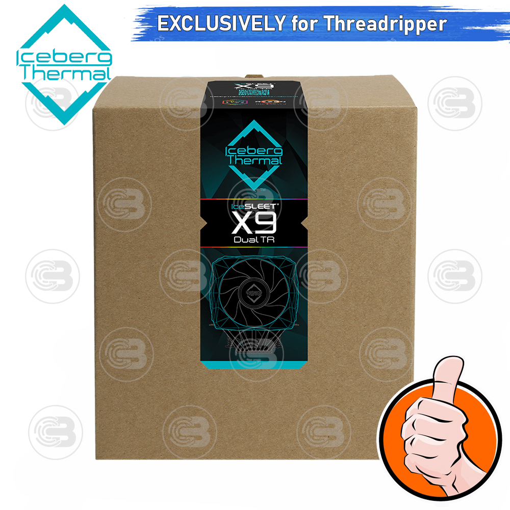 [CoolBlasterThai] Iceberg Thermal IceSLEET X9 Dual TR Dual Tower CPU Cooler with A-RGB ประกัน 2 ปี