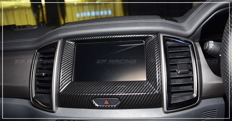 ครอบหน้ากากวิทยุ Carbon