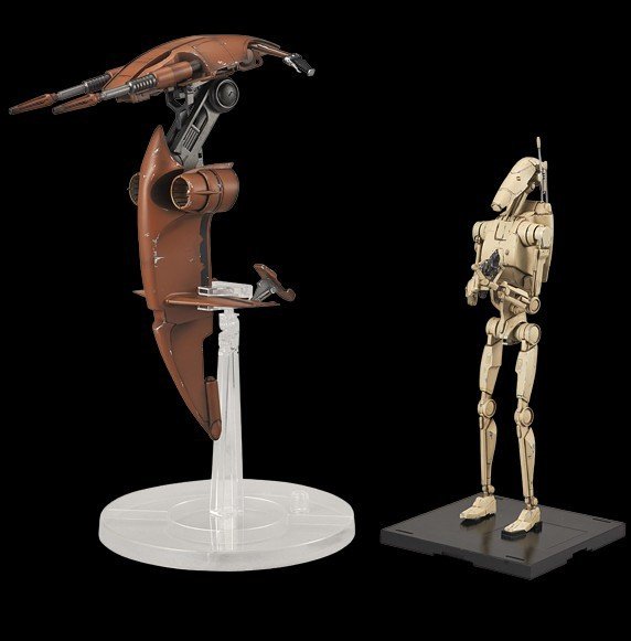 1/12 Battle Droid and Stap BANDAI - Star Wars