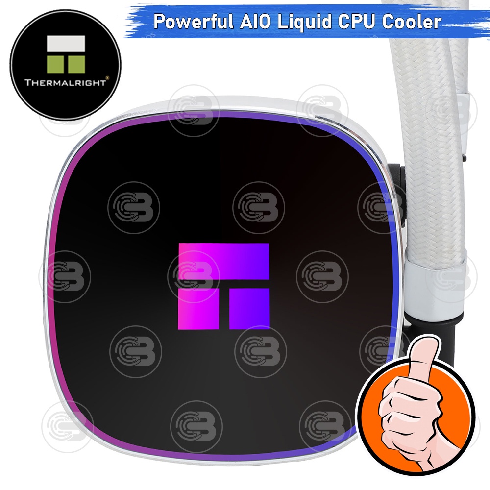 [CoolBlasterThai] Thermalright FROZEN HORIZON 360 WHITE ARGB AIO Liquid CPU Cooler (AM5/LGA1851 Ready) ประกัน 6 ปี