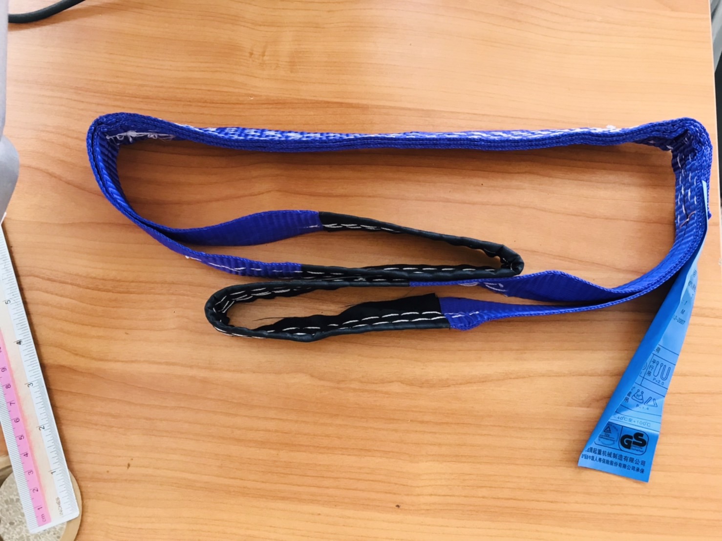 สายพานยกของขนาด 1 เมตร สีม่วง หนา ทนทาน แข็งแรง สายสลิง ยกรถเครน สายยกของ อุปกรณ์ยกของหนักสลิงแบนแขวน สายลาก กว้าง 1 นิ้ว ยาว 1 เมตร ยกได้ 1 ตัน #001400