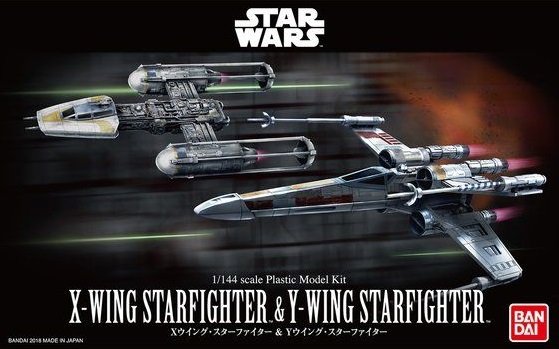 1/144 X-Wing Starfighter & Y-Wing Starfighter BANDAI - Star Wars
