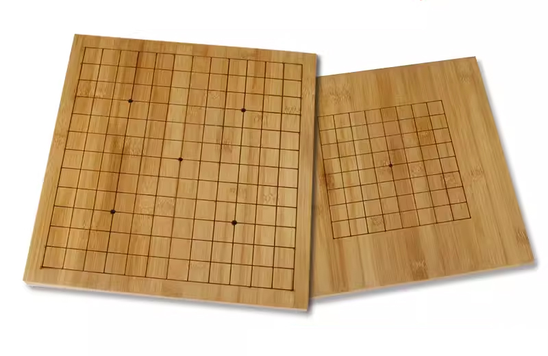 กระดานหมากล้อมไม้ไผ่ 9/13 เส้น