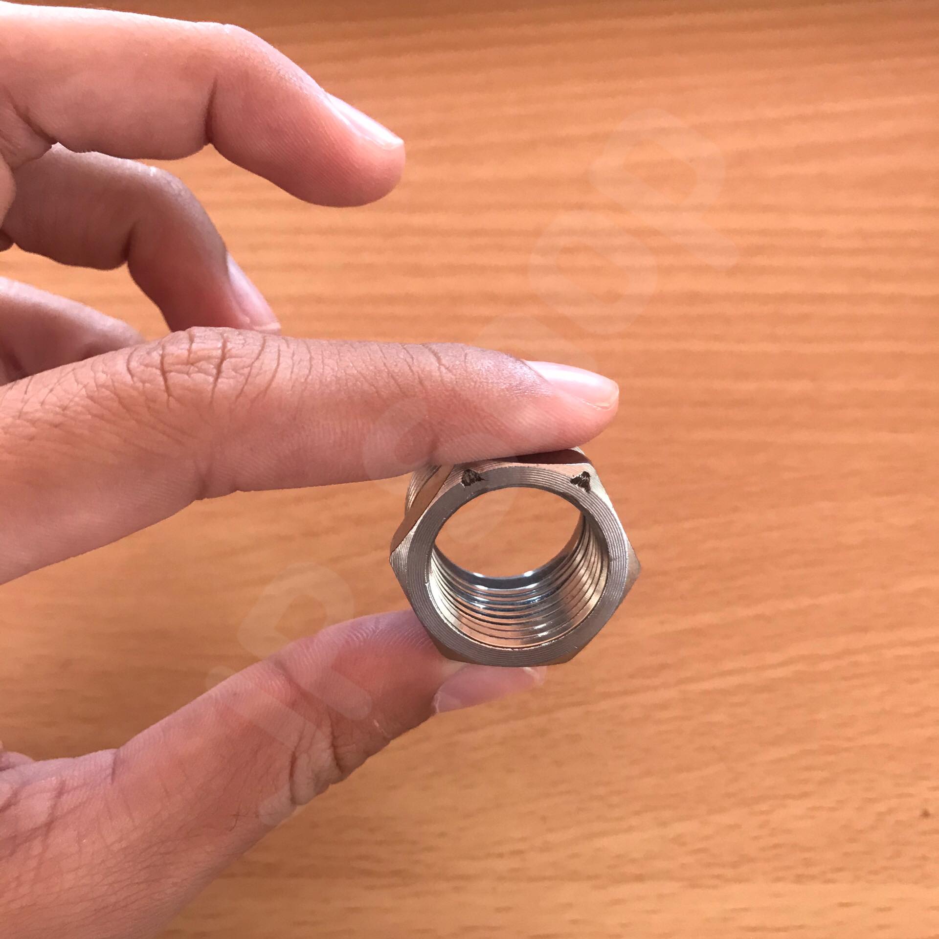 ข้อลดเหลี่ยม 6 หุน ลด 4 หุน สแตนเลส 304 #1218