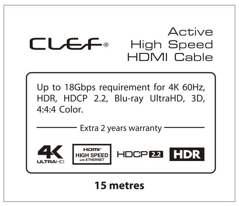 Clef HDMI-ZI Active 4k