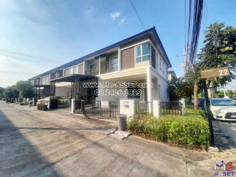 ขายทาวน์โฮม หลังมุม ถนนเมน ย่าน ซ่อมสร้าง หลักหก สรงประภา เมืองเอก อำเภอเมืองปทุม : พฤกษาดีไลท์ เดอลอฟท์ เมืองเอก-ม.รังสิต : 2 ชั้น 28.4 ตารางวา