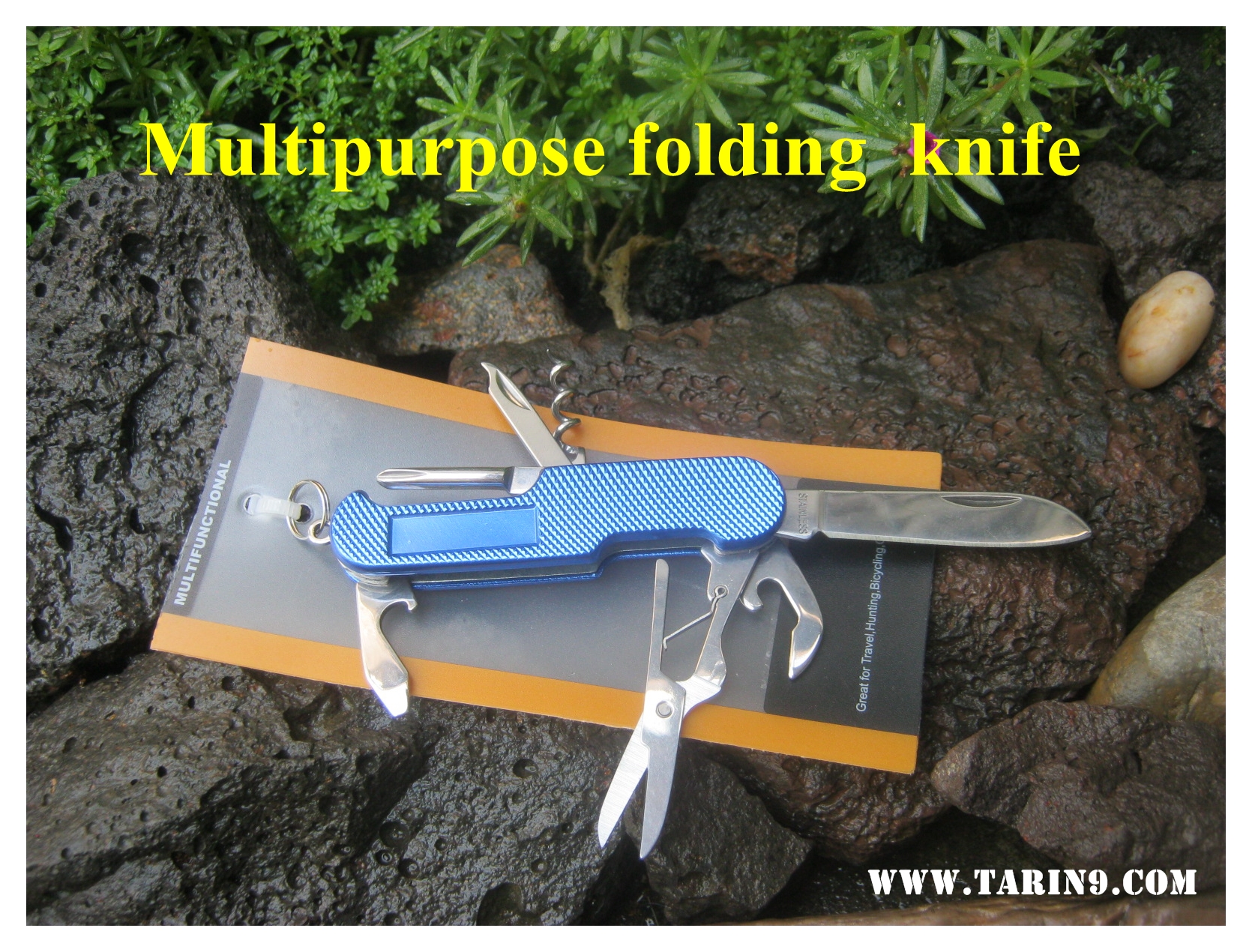 มีดพับอเนกประสงค์ สำหรับท่องเที่ยว