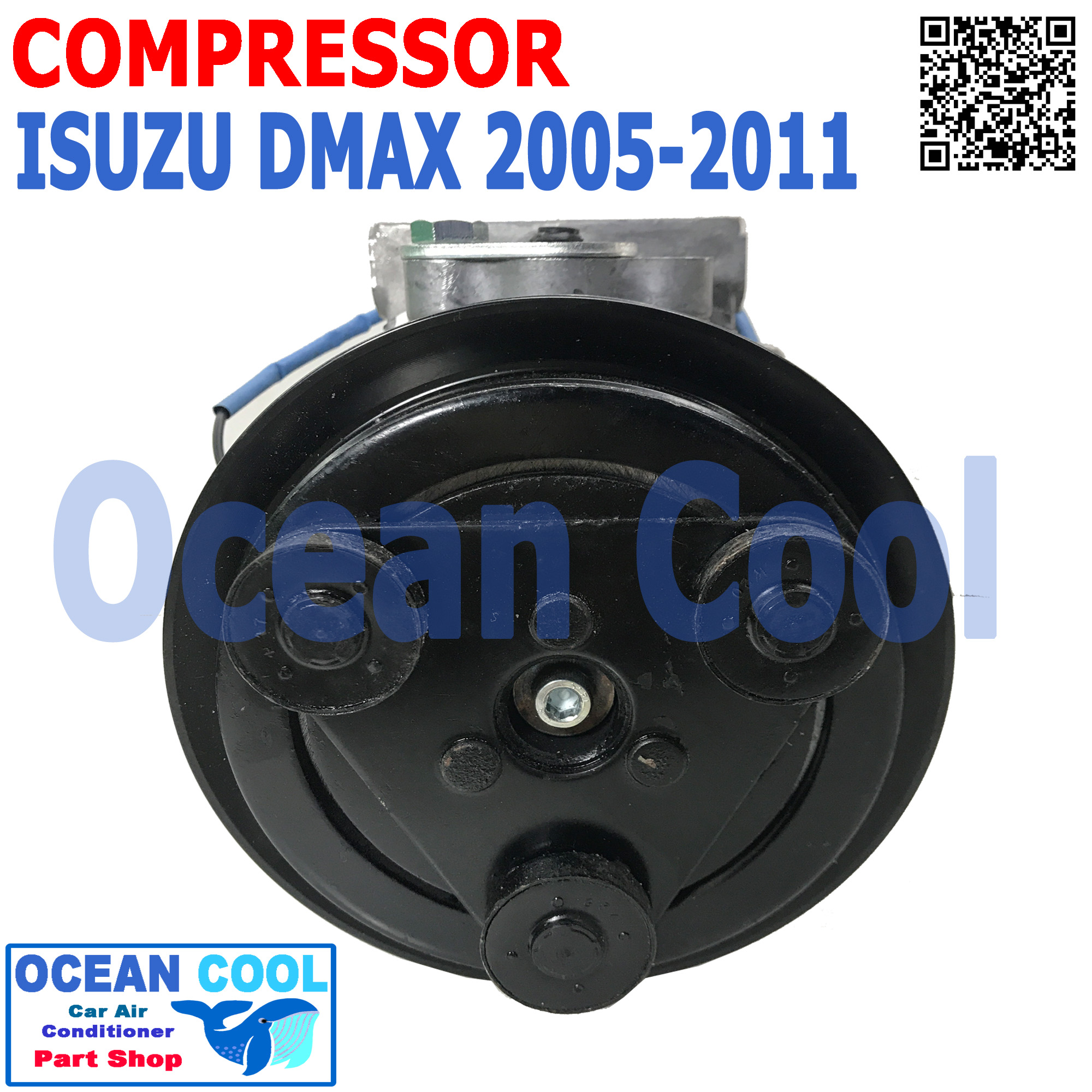 คอมเพรสเซอร์ อีซูซุ ดีแม็ก 2005 - 2011 COM0064 แบบเดิมติดรถ รหัสสินค้า 897919 - 2490 CALSONIC Compressor ISUZU D-MAX 2005 2006 2007 2008 2009 2010 2011 คอมแอร์ รถยนต์ คอมแอร์ คอมเพลสเซอร์ อะไหล่ แอร์ รถยนต์