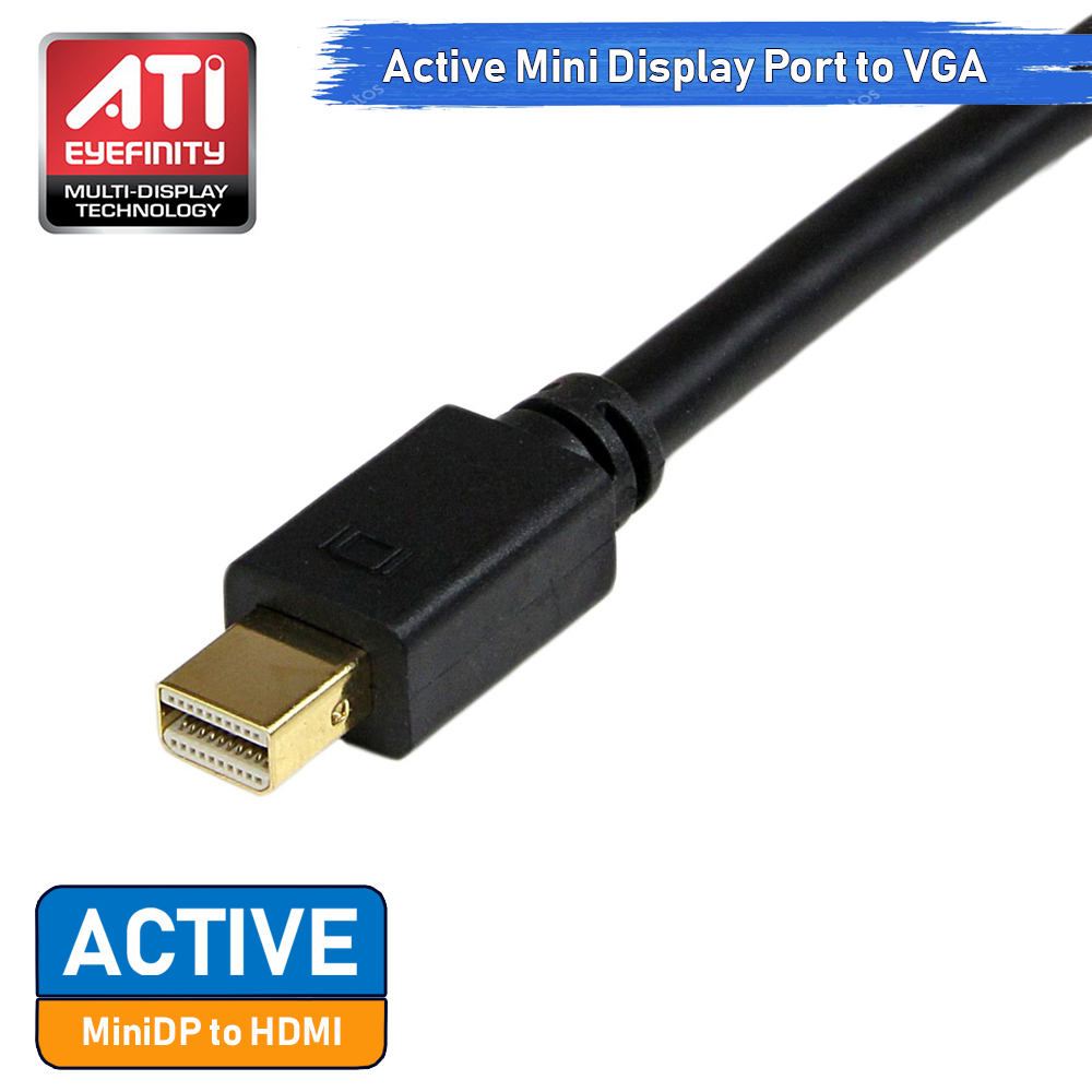 [CoolBlasterThai] Active Adapter Converter Mini Display Port/Thunderbolt to VGA (Female) Cable