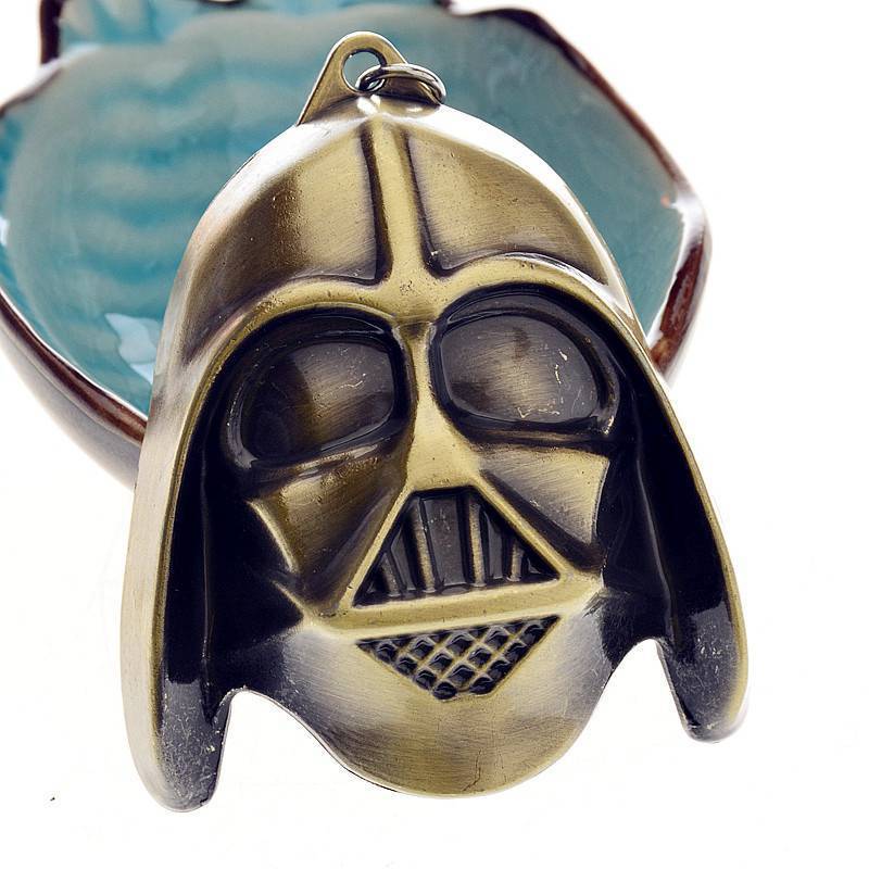 พวงกุญแจ โลหะ Darth Vader สีบรอนซ์ - Star Wars Keychain