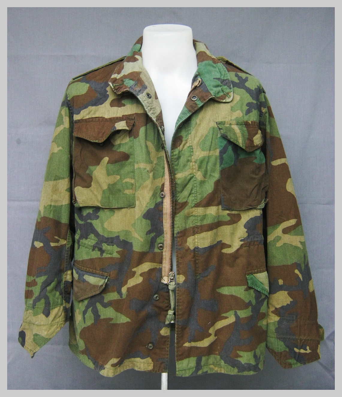 เสื้อทหาร M65 woodland