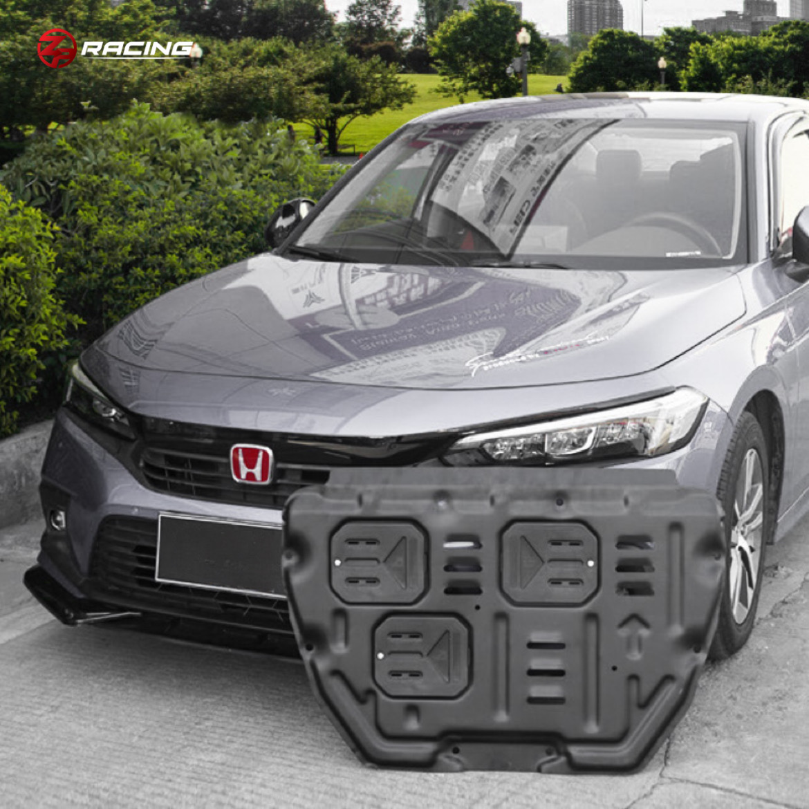 แผ่นปิดใต้ห้องเครื่อง แผ่นกันกระแทกใต้เครื่อง Honda Civic FE