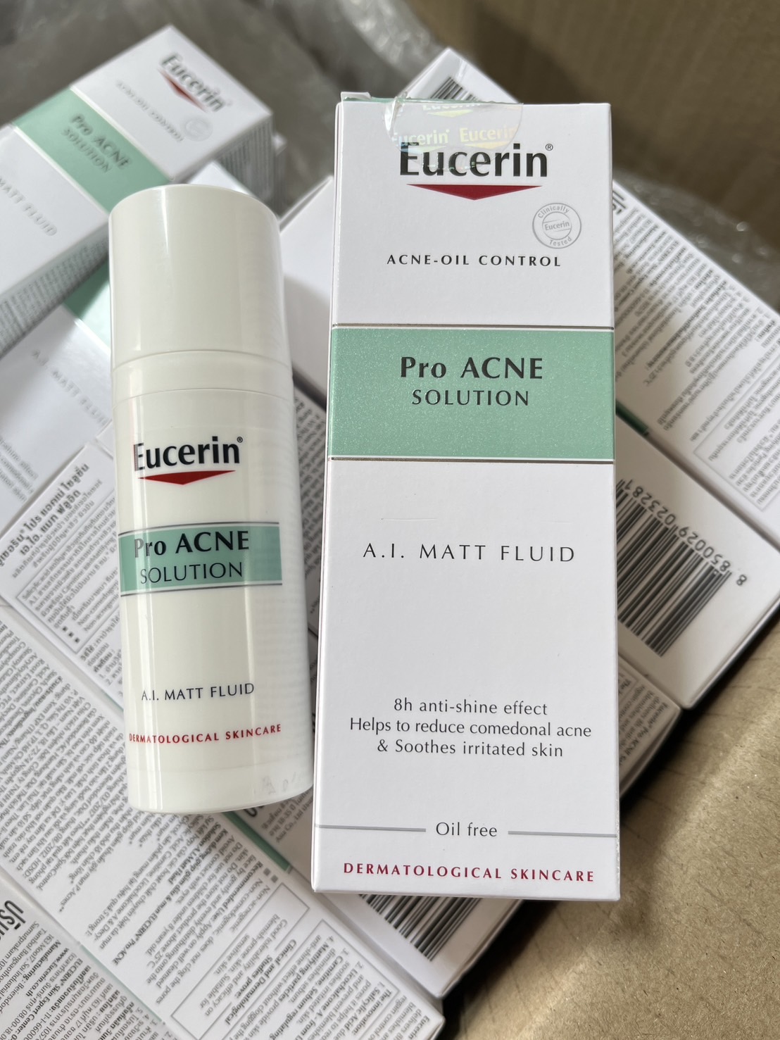 Eucerin Pro Acne Solution A.I. Matt Fluid 30ml. ผลิตภัณฑ์บำรุงผิวหน้า สำหรับผู้มีปัญหาสิว ผิวมัน