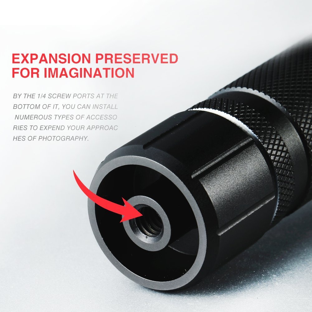 ไม้กันสั่น Hohem HG5 PRO Axis Stabilizer Handheld Aluminum Electronic Full 360 Degrees Gimbal for Gopro Hero 5/4/3, Yi Cam 4K, AEE Sports Cams - APP Controls for iPhone/Android Phone (HG5 Pro)